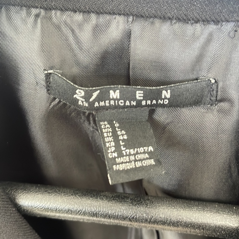 Men’s 21Men black suit jacket blazer - Picture 3 of 4